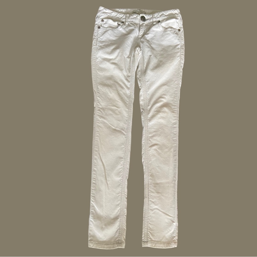 FP FREE PEOPLE BEIGE CORDUROY SKINNY JEANS SZ 27